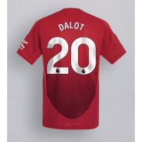 Muški Nogometni Dres Manchester United Diogo Dalot #20 Domaci 2024-25 Kratak Rukav